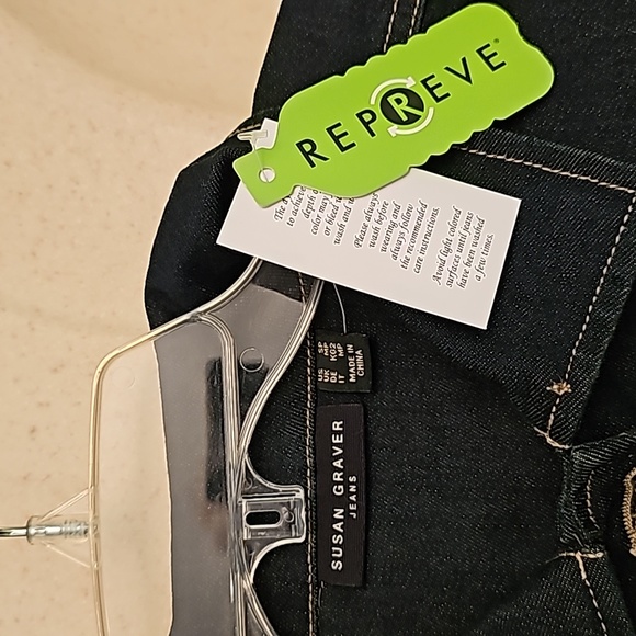 Susan Graver Petite Stretch Denim Vintage Utility Jean Jacket. BNWT. Never worn. - Picture 3 of 13